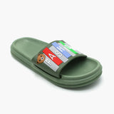 Men's Slider - Green, Men's Slippers, Chase Value, Chase Value