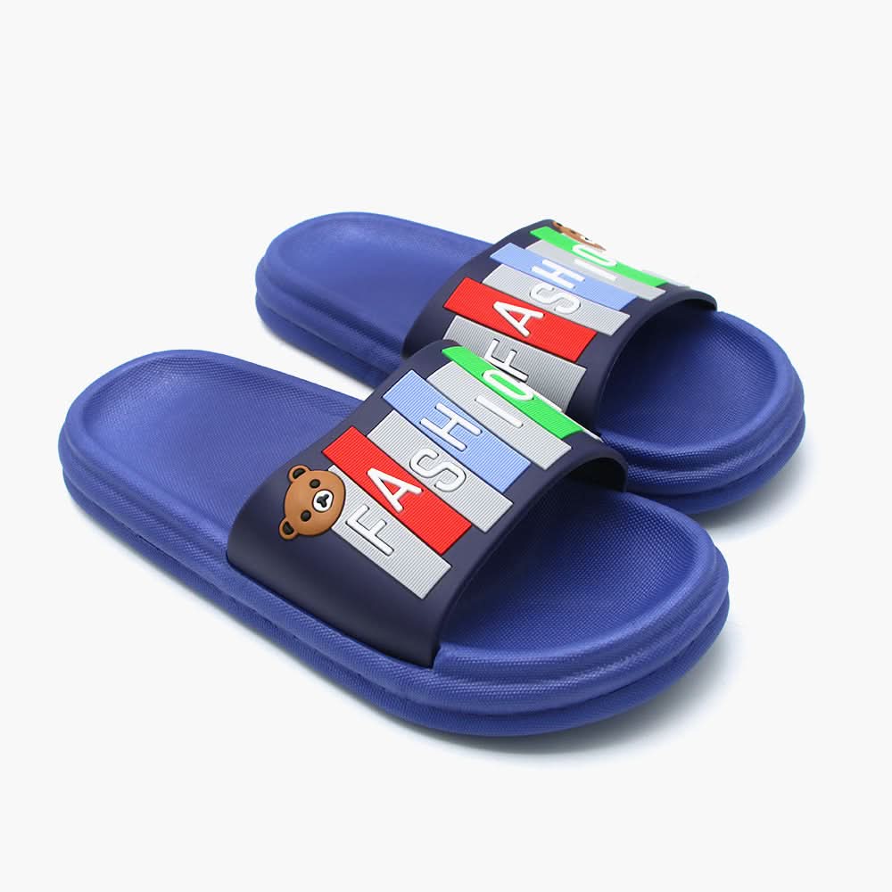 Men's Slider - Blue, Men's Slippers, Chase Value, Chase Value
