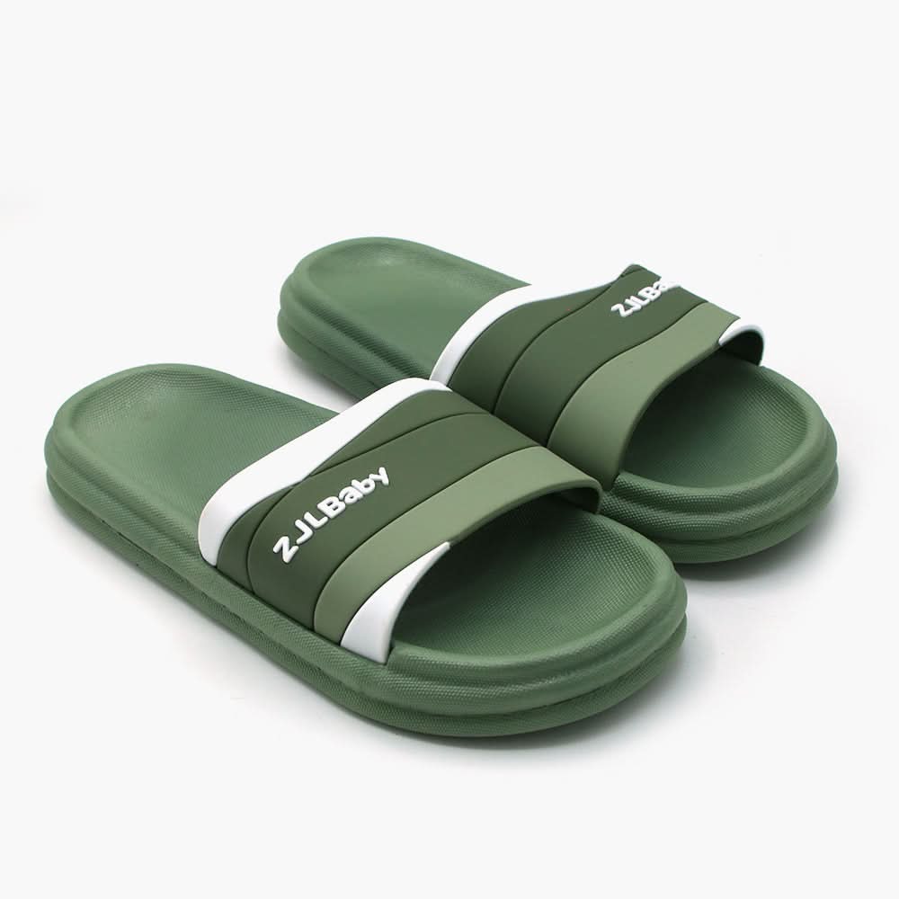Men's Slider - Green, Men's Slippers, Chase Value, Chase Value
