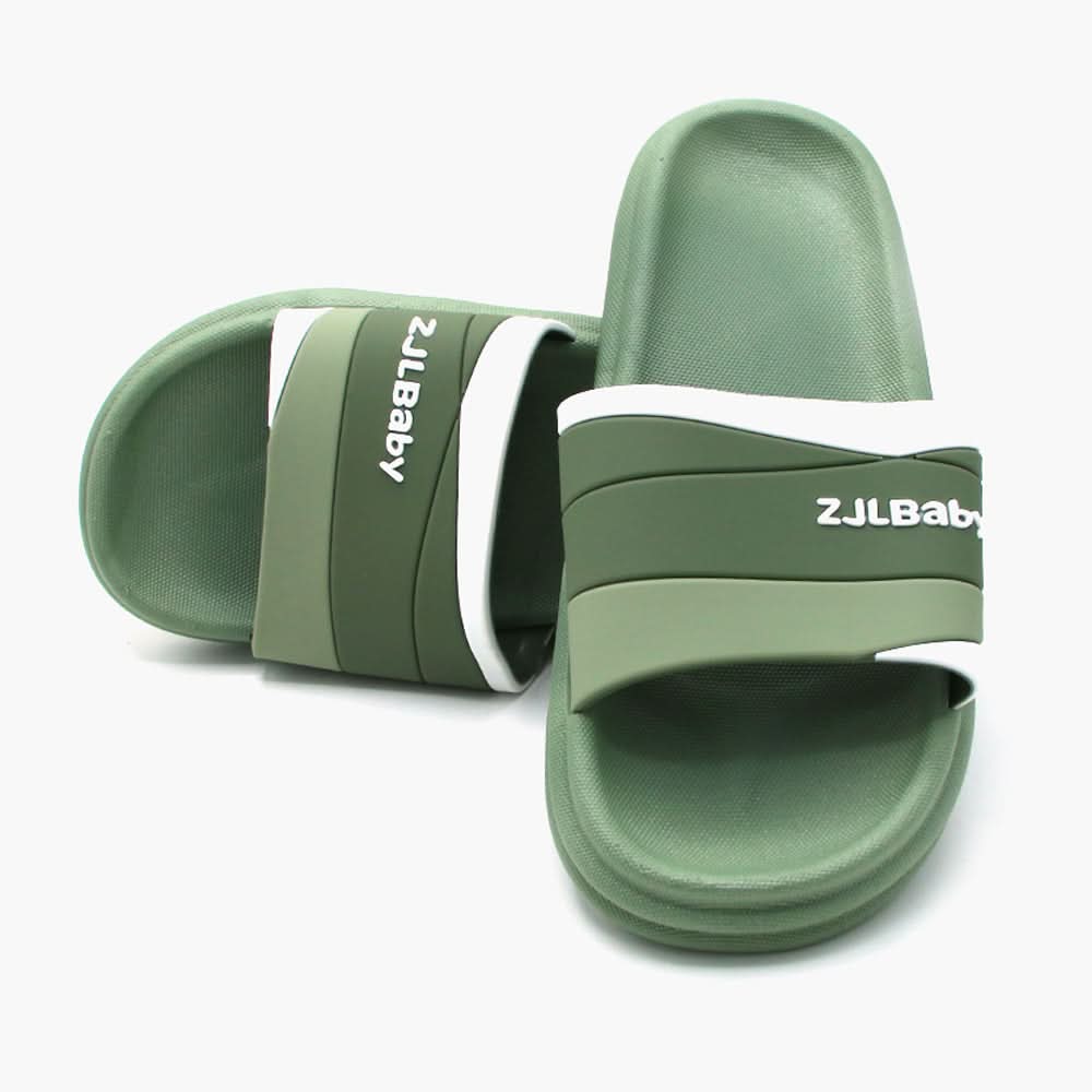 Men's Slider - Green, Men's Slippers, Chase Value, Chase Value