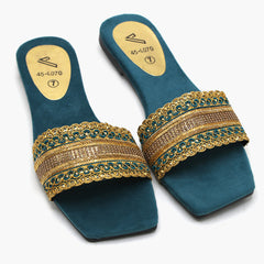 Women's Slipper - Green, Women Slippers, Chase Value, Chase Value