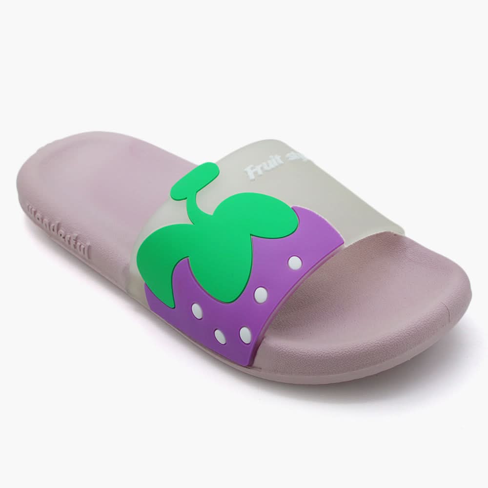 Women's Slider - Purple, Women Slippers, Chase Value, Chase Value
