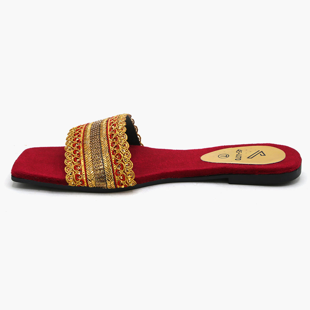 Women's Slipper - Maroon, Women Slippers, Chase Value, Chase Value