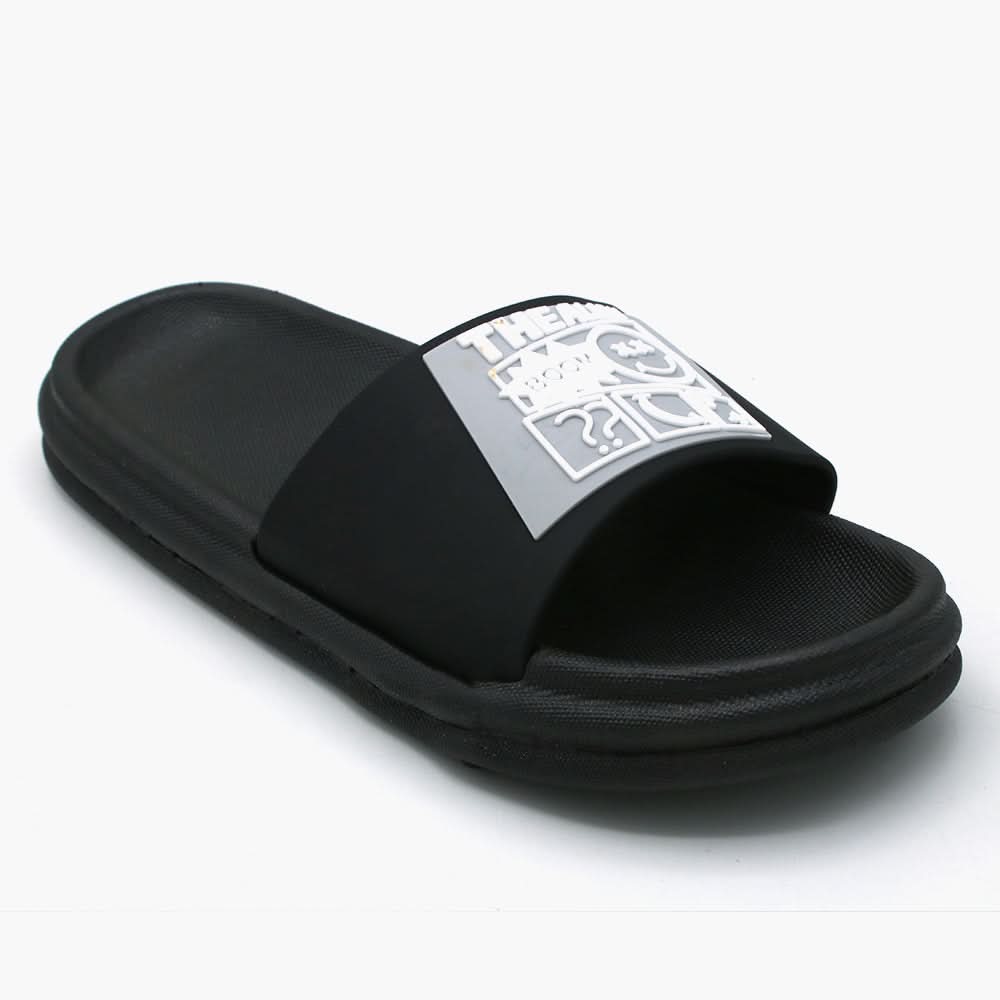 Men's Slider - Black, Men's Slippers, Chase Value, Chase Value