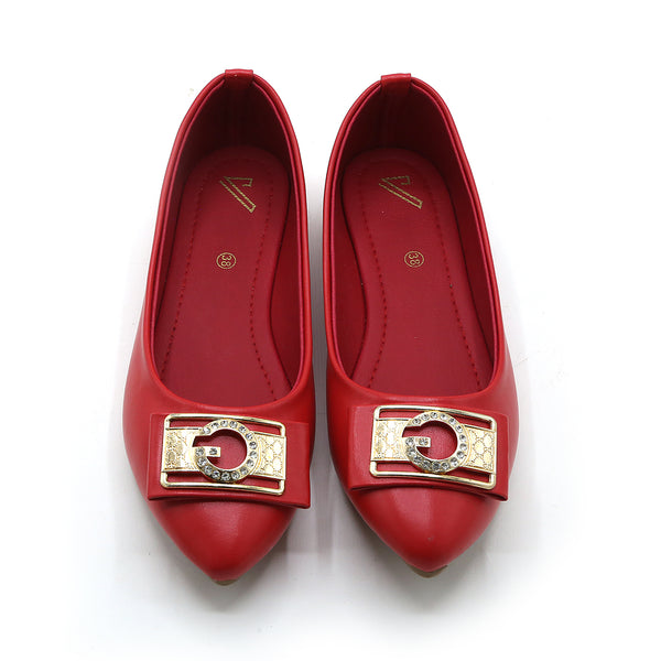 Women's Pumps - Red