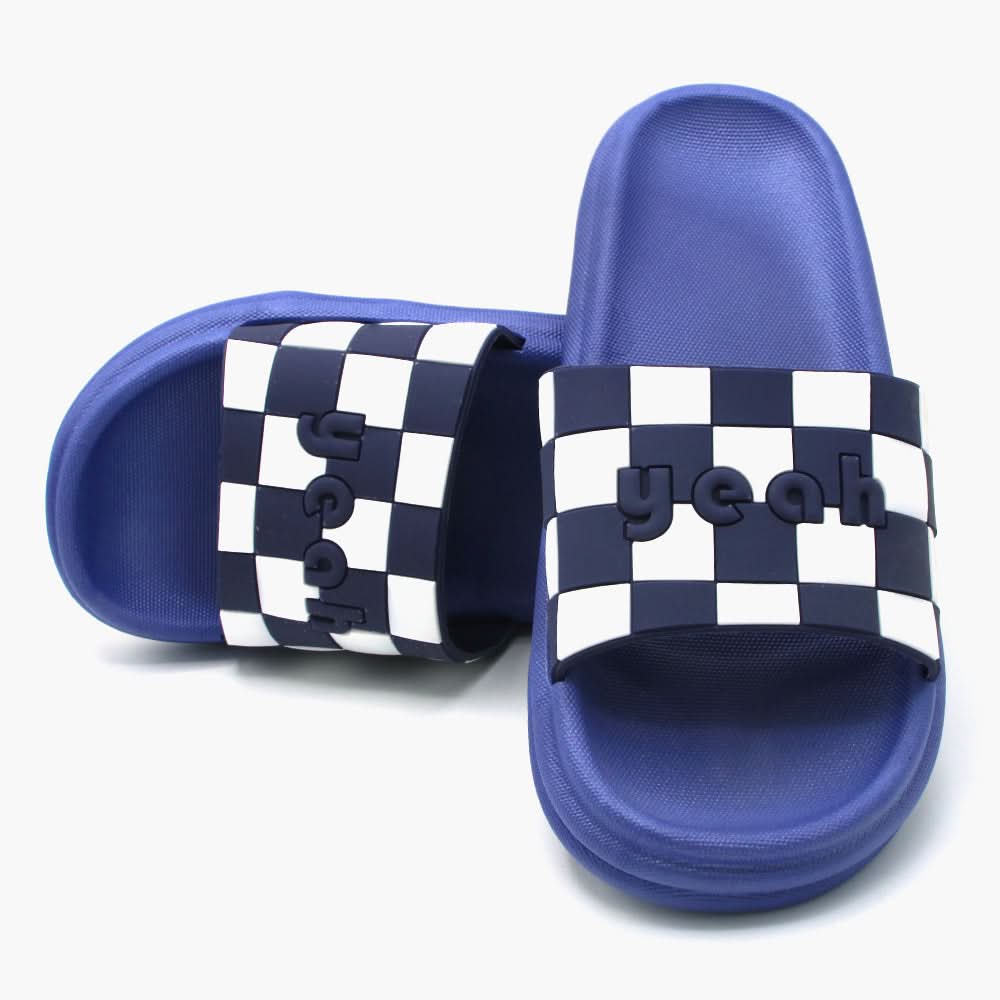 Men's Slider - Blue, Men's Slippers, Chase Value, Chase Value