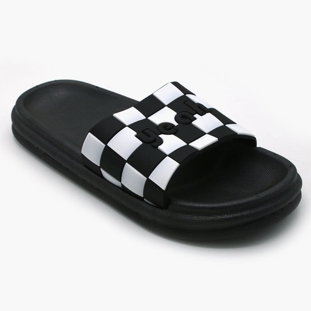Men's Slider - Black, Men's Slippers, Chase Value, Chase Value