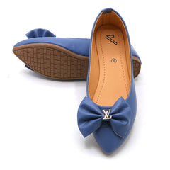 Women's Pumps - Cyan