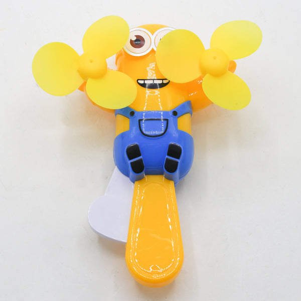 Minions Hand pressed Fan Toy - Blue, Newborn Rattles & Toys, Chase Value, Chase Value