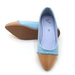 Women's Pumps - Cyan