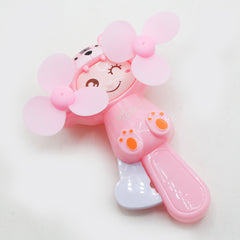 Tiger Hand Pressed Fan Toy - Pink, Newborn Rattles & Toys, Chase Value, Chase Value