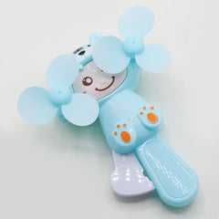 Tiger Hand Pressed Fan Toy - Cyan, Newborn Rattles & Toys, Chase Value, Chase Value