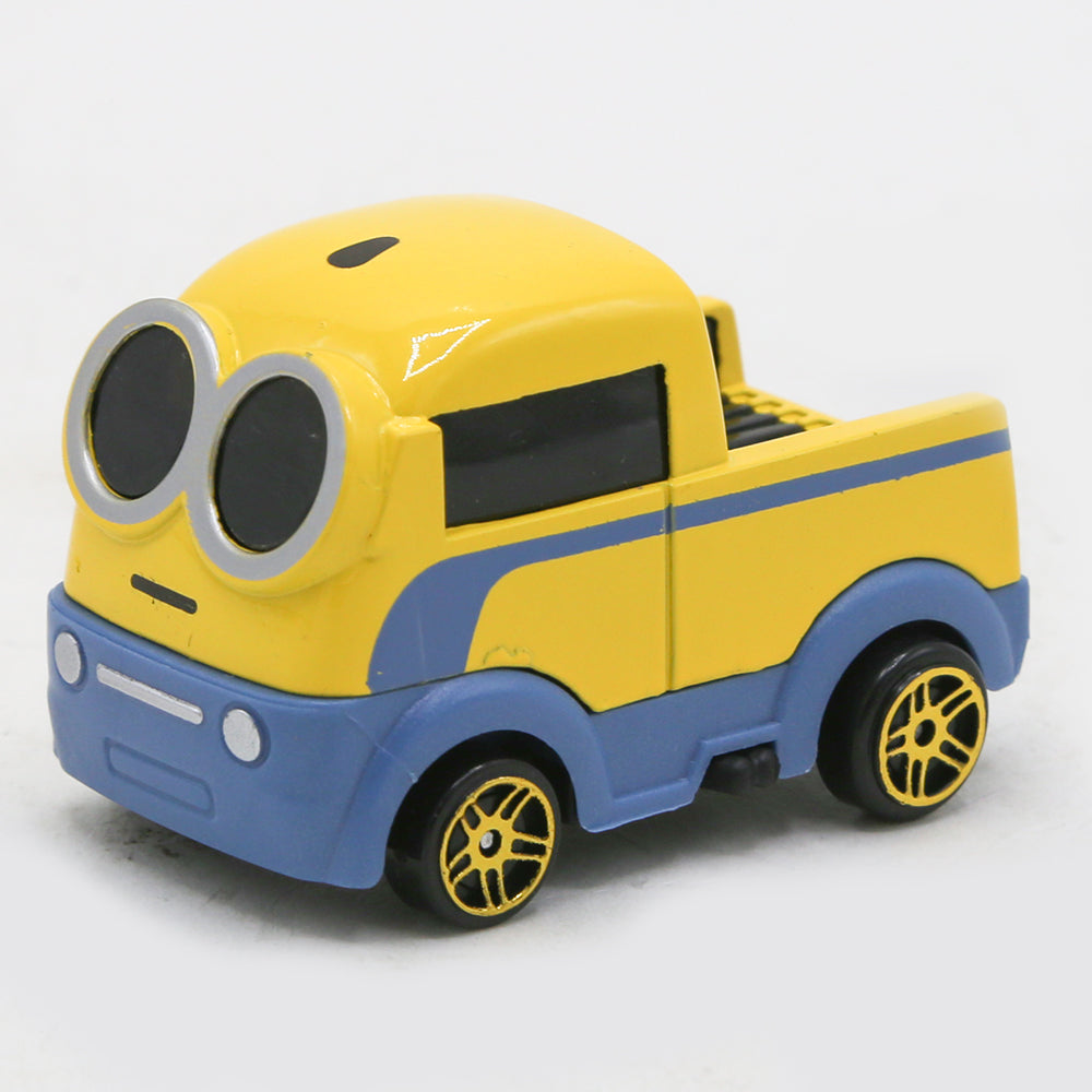 Minions Alloy Car Toy - Yellow, Non-Remote Control, Chase Value, Chase Value