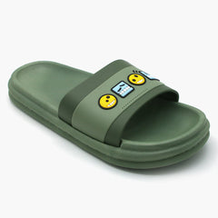 Men's Slider - Green, Men's Slippers, Chase Value, Chase Value