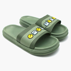 Men's Slider - Green, Men's Slippers, Chase Value, Chase Value