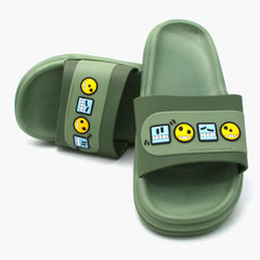 Men's Slider - Green, Men's Slippers, Chase Value, Chase Value