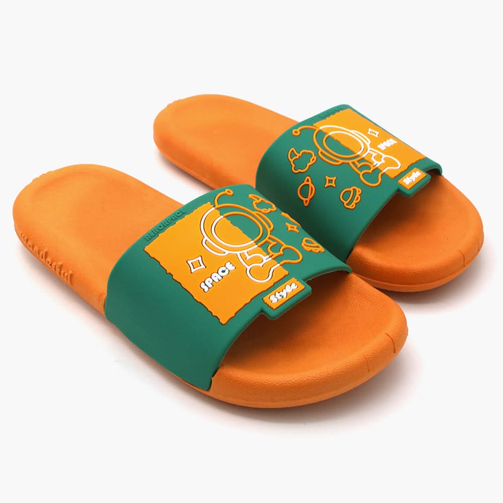 Women's Slider - Orange, Women Slippers, Chase Value, Chase Value