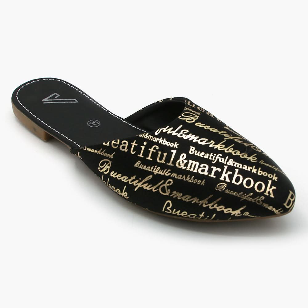 Women's Banto Slipper - Black, Women Slippers, Chase Value, Chase Value