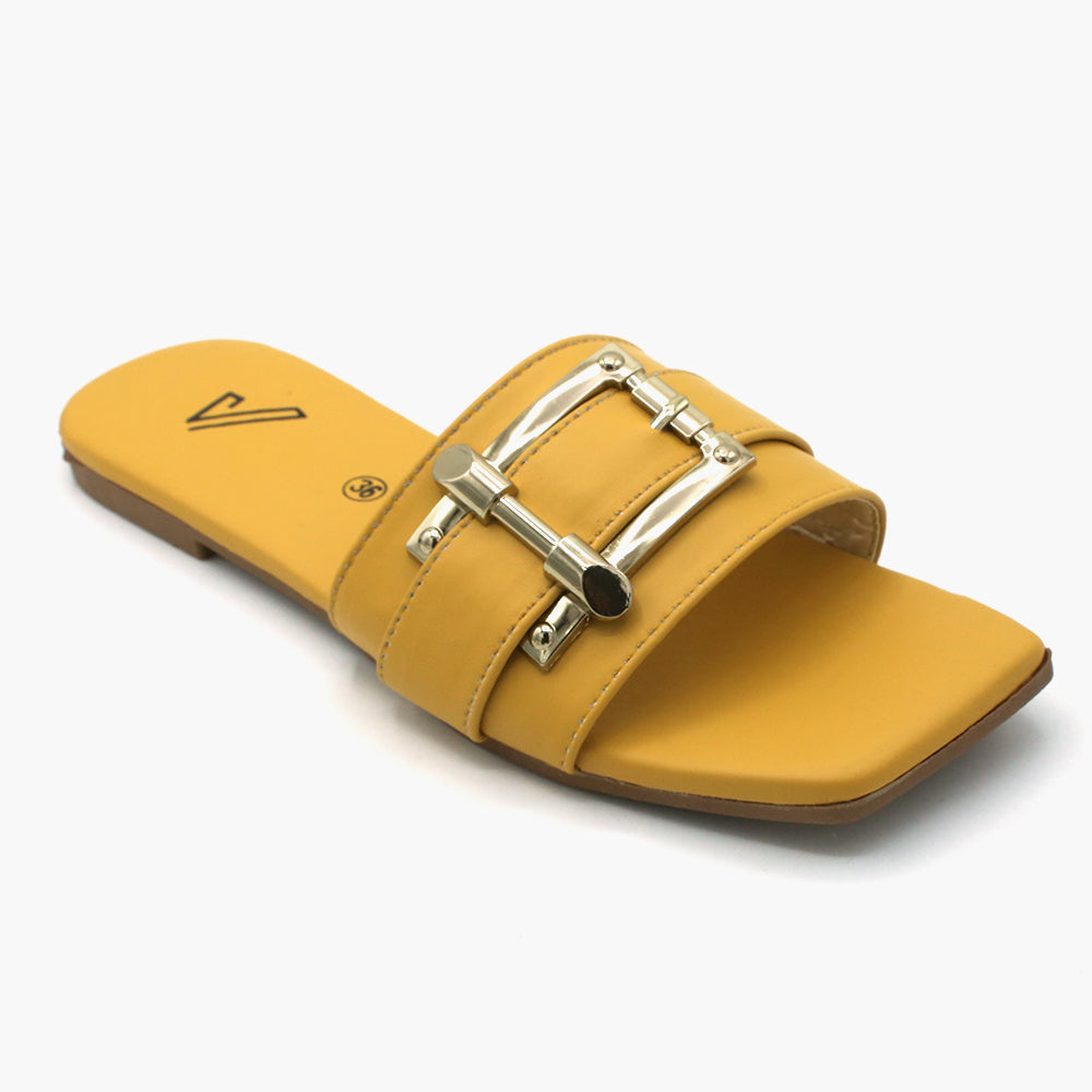 Women's Slipper - Yellow, Women Slippers, Chase Value, Chase Value