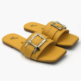 Women's Slipper - Yellow, Women Slippers, Chase Value, Chase Value