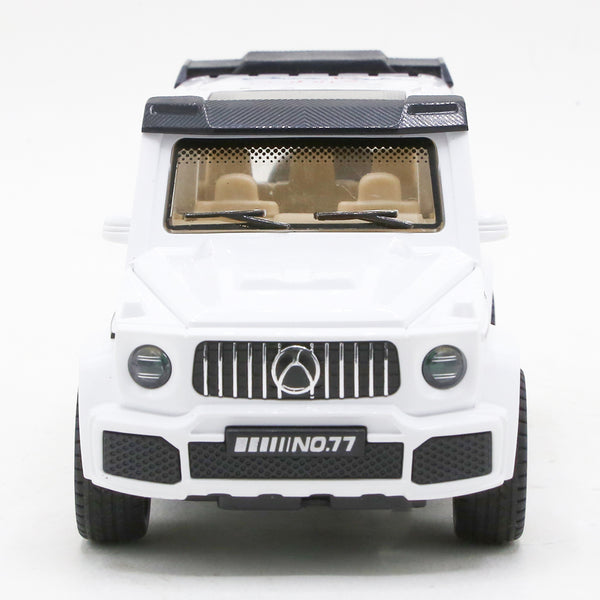 Friction Travel Jeep with Light & Sound Toy - White