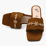 Women's Slipper - Brown, Women Slippers, Chase Value, Chase Value