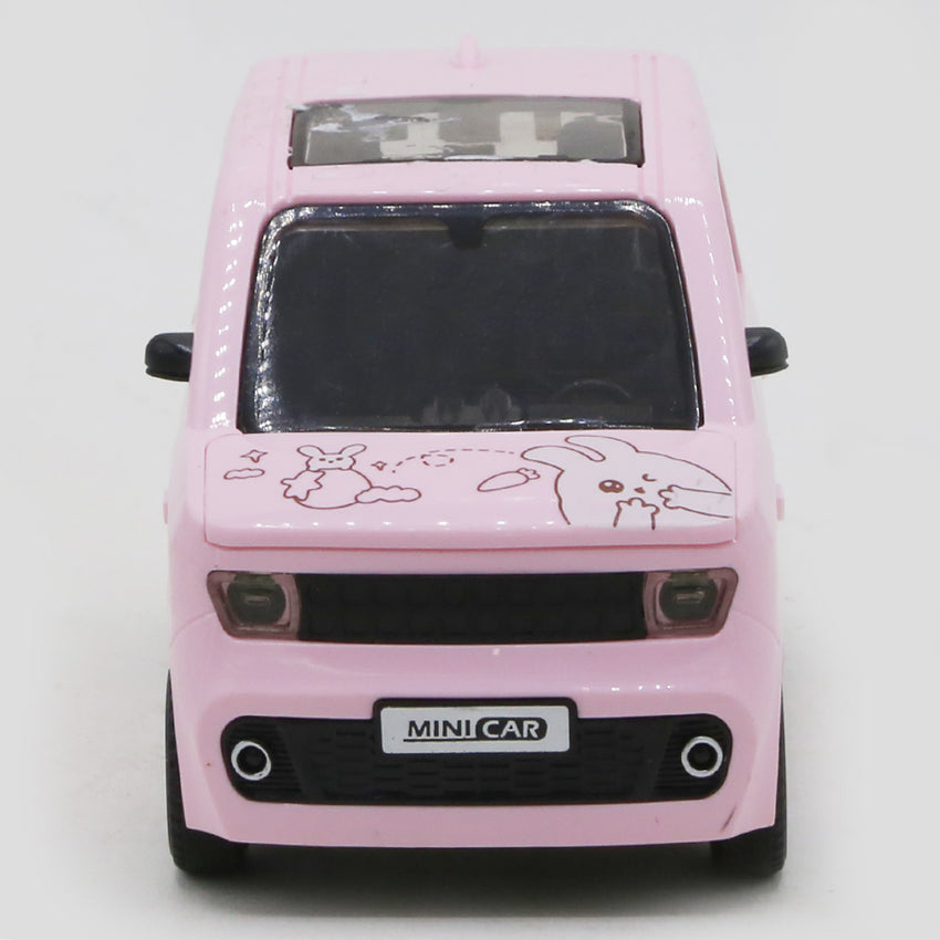 Friction Mini Car with Light Toy - Pink, Non-Remote Control, Chase Value, Chase Value