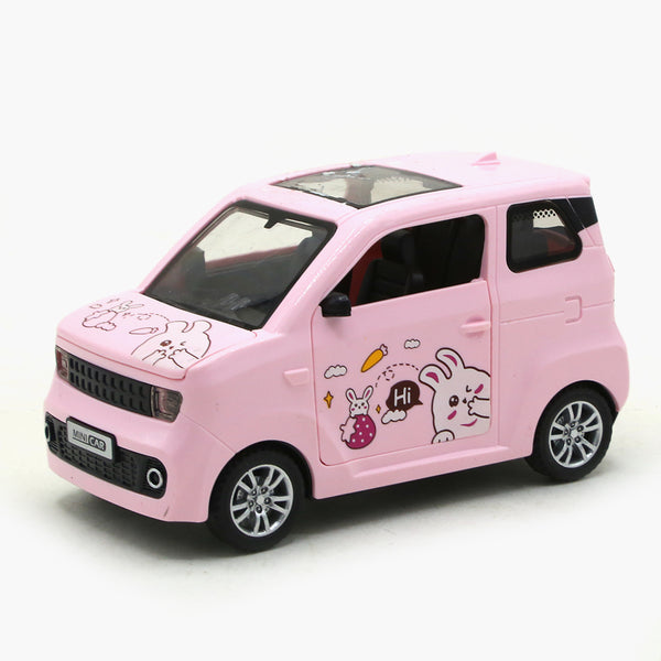 Friction Mini Car with Light Toy - Pink, Non-Remote Control, Chase Value, Chase Value