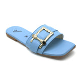 Women's Slipper - Cyan, Women Slippers, Chase Value, Chase Value
