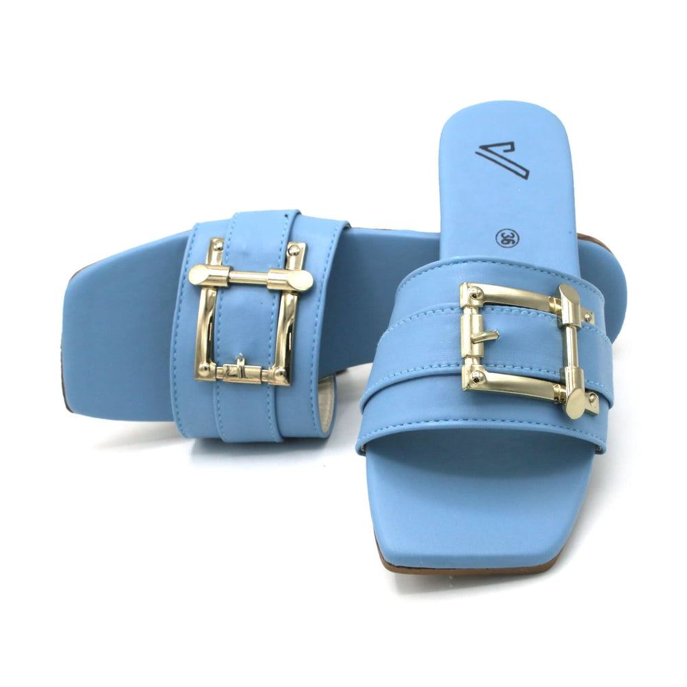 Women's Slipper - Cyan, Women Slippers, Chase Value, Chase Value