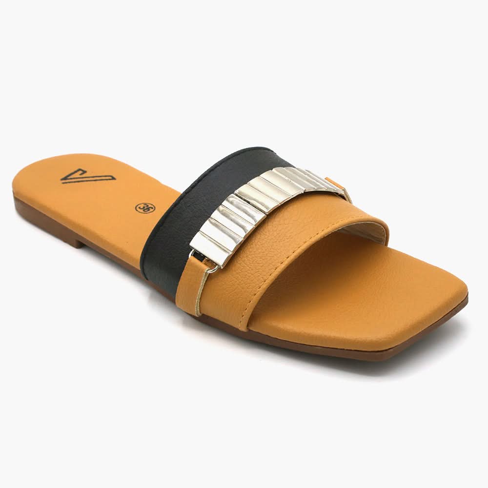 Women's Slipper - Yellow, Women Slippers, Chase Value, Chase Value