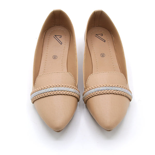 Women's Pumps - Beige