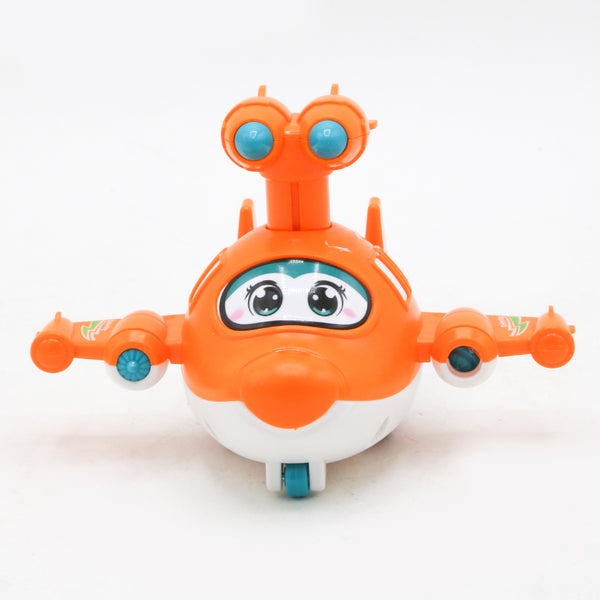 Cartoon Aircraft Toy - Orange, Non-Remote Control, Chase Value, Chase Value