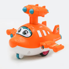 Cartoon Aircraft Toy - Orange, Non-Remote Control, Chase Value, Chase Value