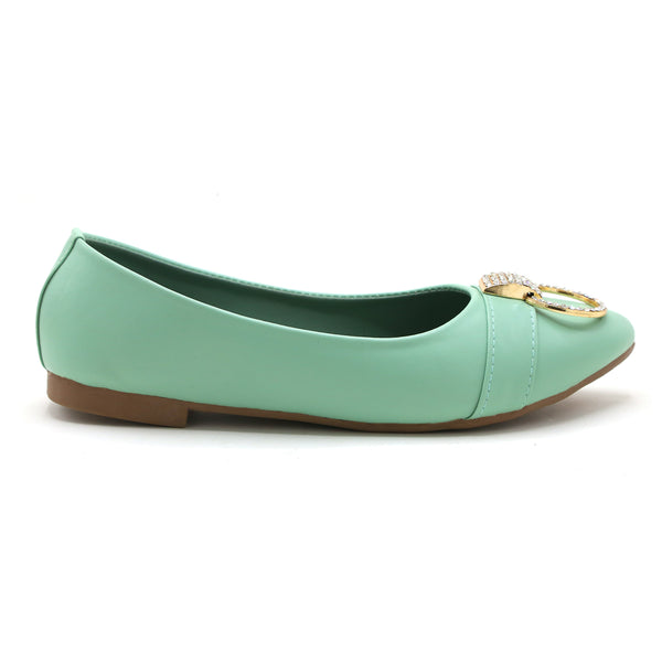 Women's Pumps - Green