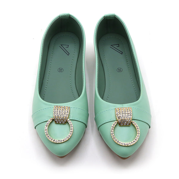 Women's Pumps - Green