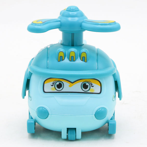 Cartoon Aircraft Toy - Cyan, Non-Remote Control, Chase Value, Chase Value