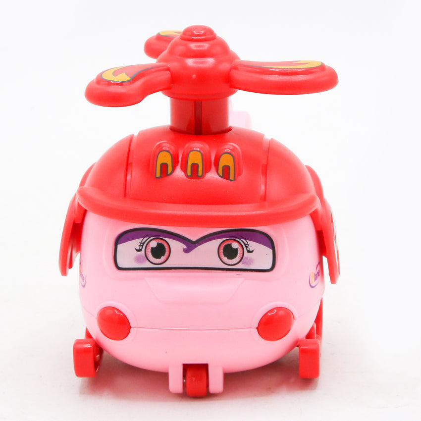 Cartoon Aircraft Toy - Pink, Non-Remote Control, Chase Value, Chase Value