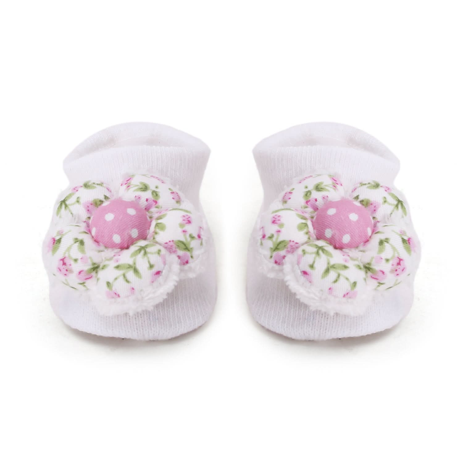 Newborn Booties Cards - White, Newborn Caps, Shoes & Socks, Chase Value, Chase Value