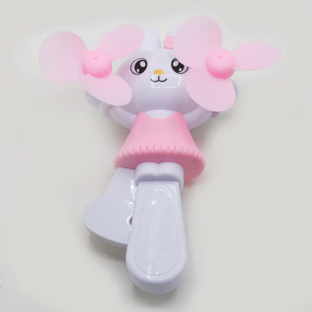 Pink Rabbit Fan Rabbit Hand Pressed Fan Toy – Chase Value