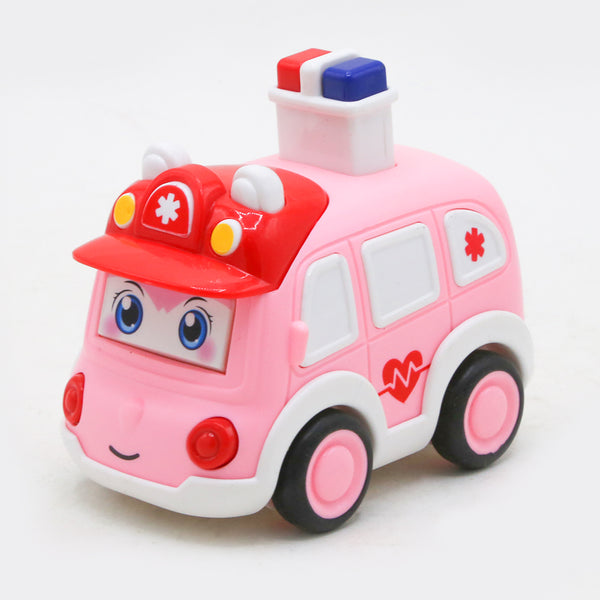 Ambulance Van Toy - Pink, Non-Remote Control, Chase Value, Chase Value
