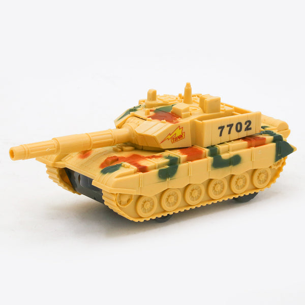 Friction Tank with Light Toy - Fawn, Non-Remote Control, Chase Value, Chase Value