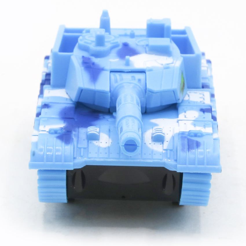 Friction Tank with Light Toy - Blue, Non-Remote Control, Chase Value, Chase Value