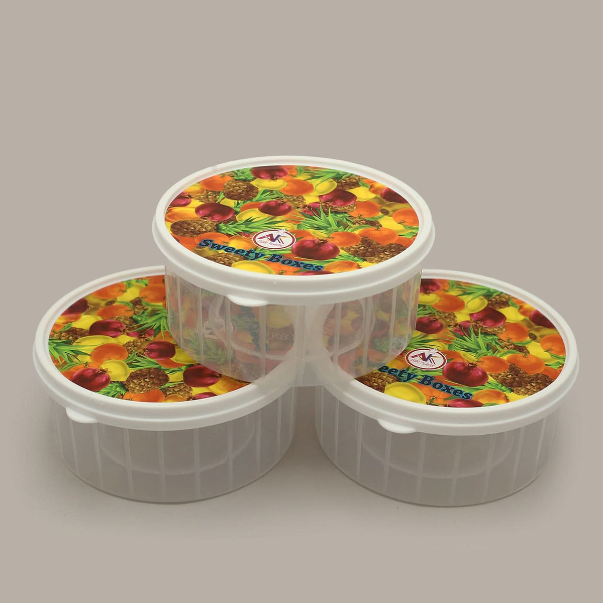 Sweety Box 3 Pcs - White, Storage Boxes, Chase Value, Chase Value