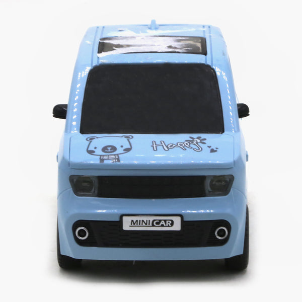 Friction Mini Car with Light Toy - Blue, Non-Remote Control, Chase Value, Chase Value