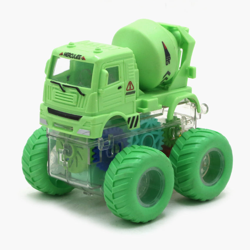 Colorful Gear Vehicle Toy - Green, Non-Remote Control, Chase Value, Chase Value