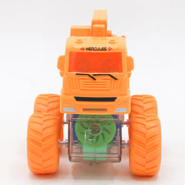 Colorful Gear Vehicle Toy - Orange, Non-Remote Control, Chase Value, Chase Value