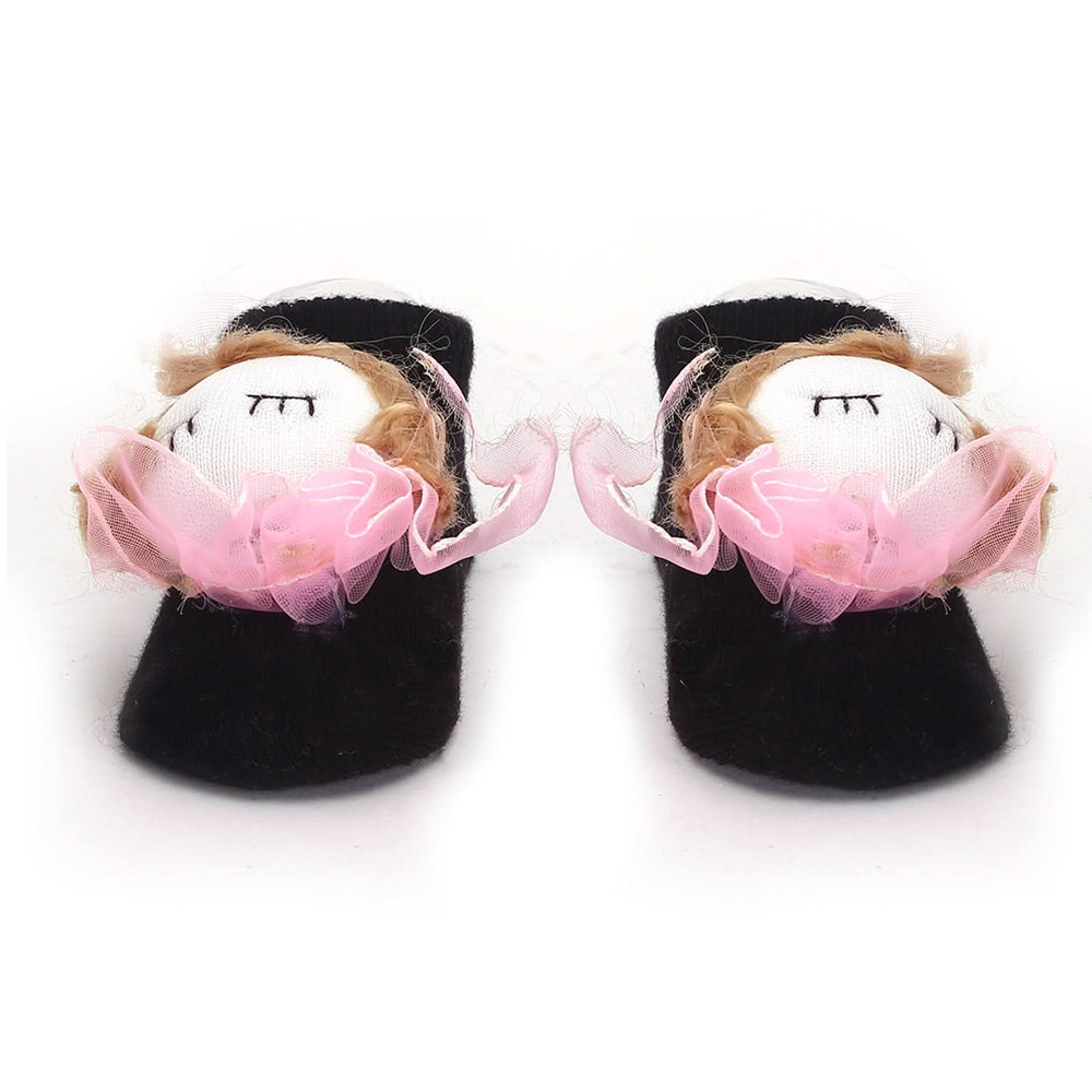 Cartier's Booties Cards - Black, Newborn Caps, Shoes & Socks, Chase Value, Chase Value