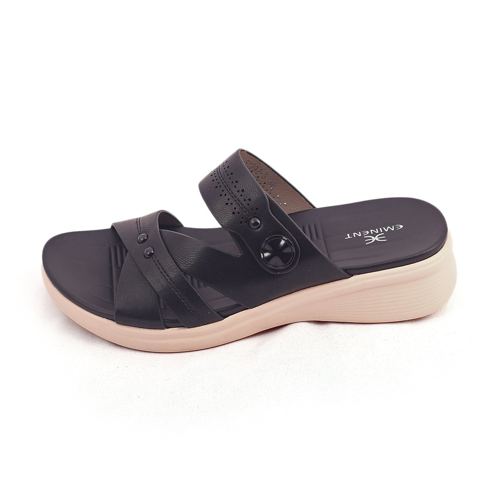 Eminent Women's Softy Slipper - Black, Women Slippers, Eminent, Chase Value