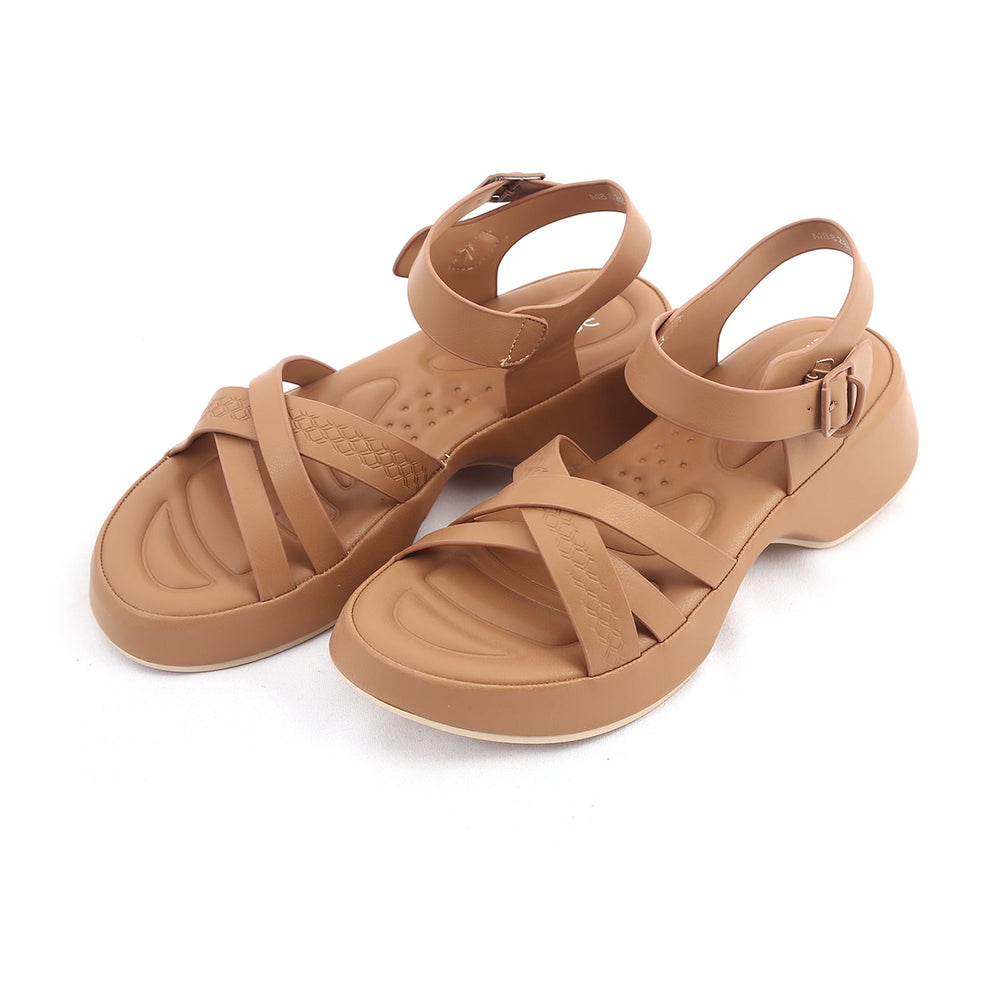 Eminent Women's Softy Sandal - Khaki, Women Sandals, Eminent, Chase Value